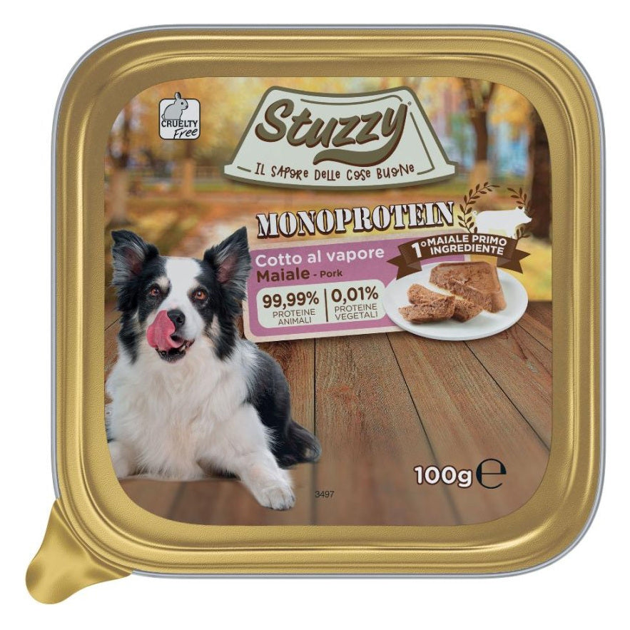 Stuzzy Cane Monoprotein Paté Vaschetta 100 g Maiale