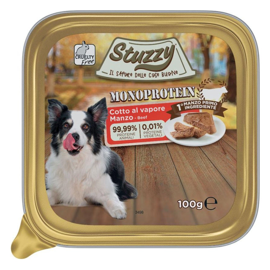 Stuzzy Cane Monoprotein Paté Vaschetta 100 g Manzo