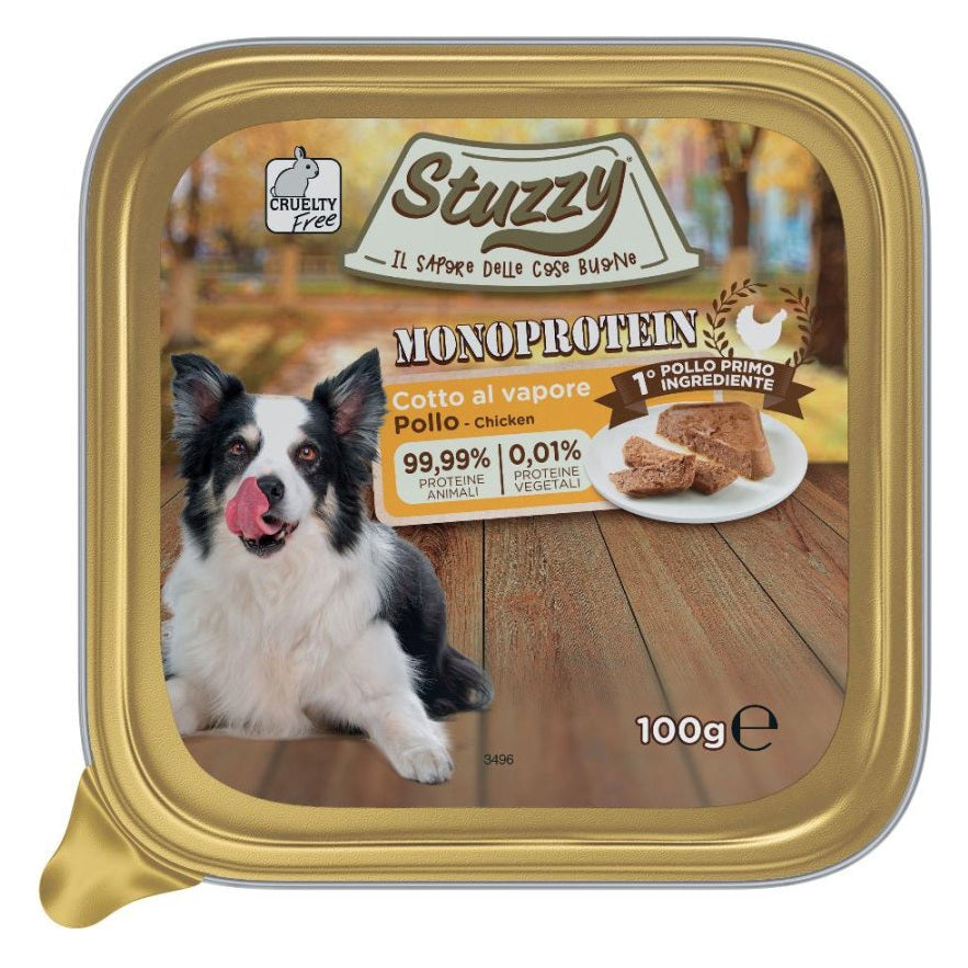 Stuzzy Cane Monoprotein Paté Vaschetta 100 g Pollo