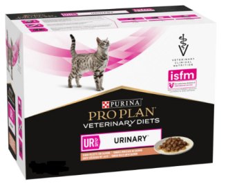 Purina Pro Plan - Purina Pro Plan Veterinary Diet Ur Urinary Per Gatto Multipack Salmone 10x85g - Animalmania Store