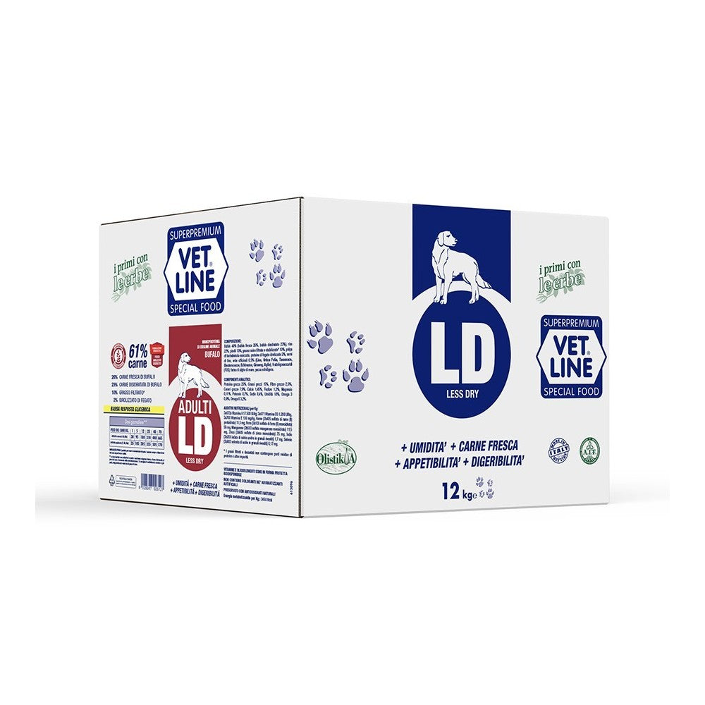 Crocchette per Cani Adulti Vet line Ld Gusto Bufalo 12 kg