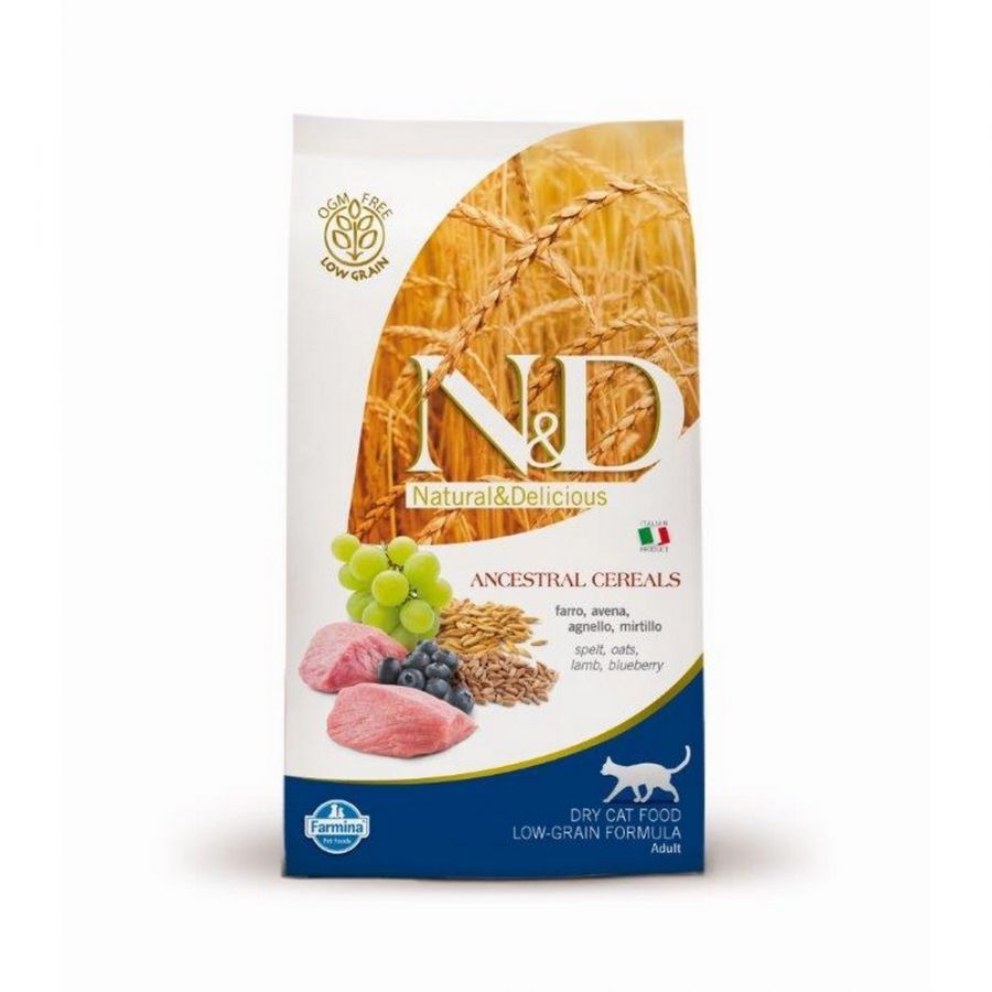 Farmina - Farmina cibo per gatti N&D Agnello e mirtillo 300g - Animalmania Store