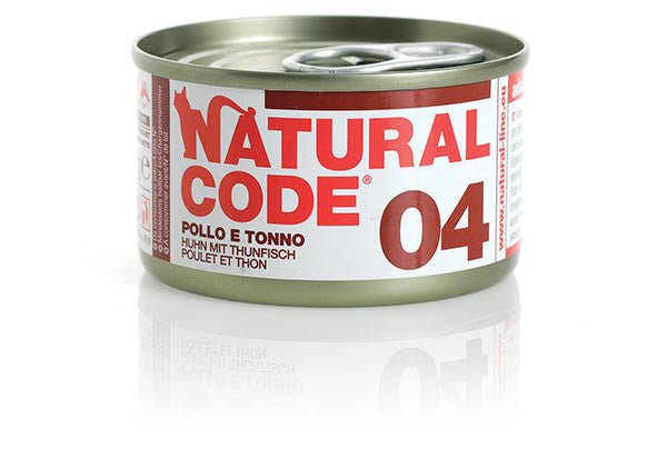 Natural Code - Natural Code 04 Pollo E Tonno per Gatti - Animalmania Store