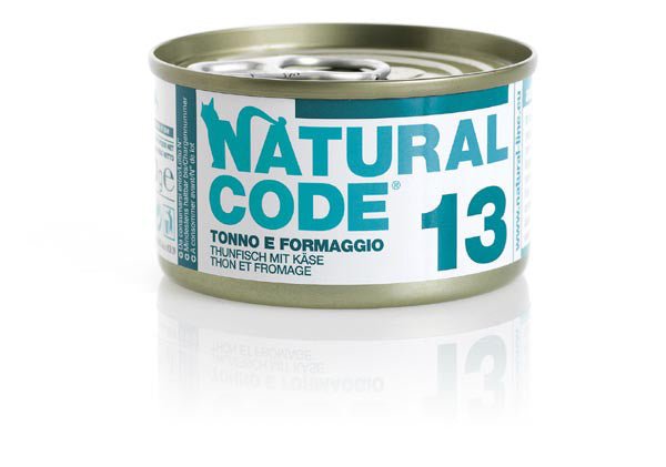 Natural Code - Natural Code 13 Tonno E Formaggio per Gatti - Animalmania Store