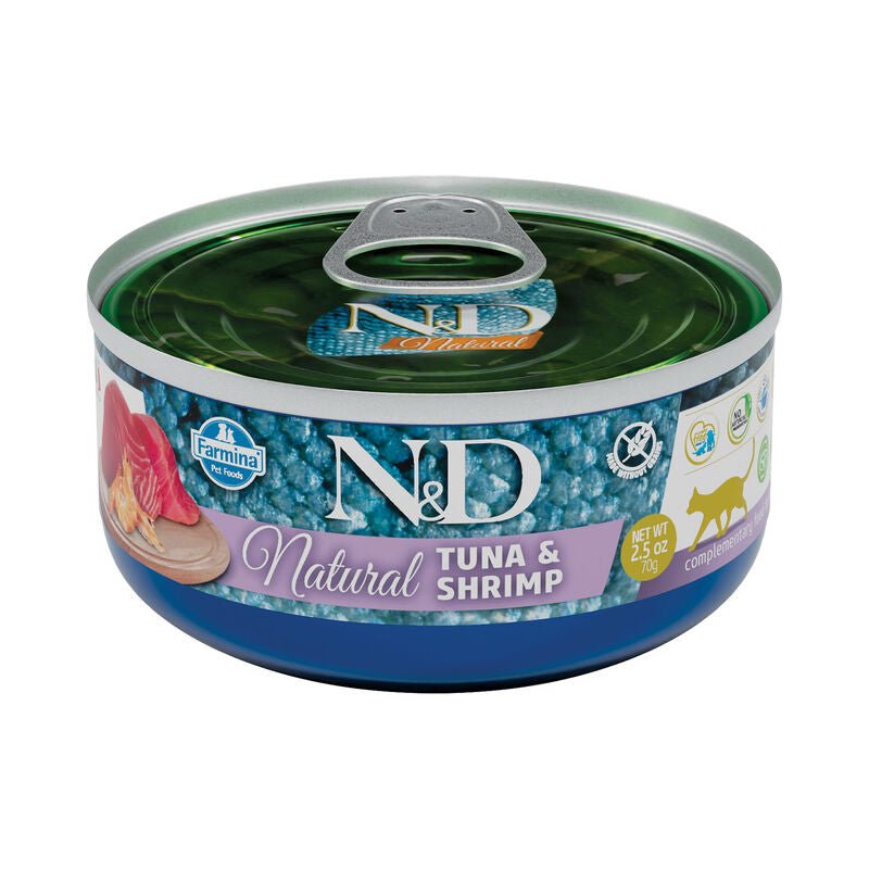 Farmina - N&D Cat Natural Tuna & Shrimp 70 Gr - Animalmania Store