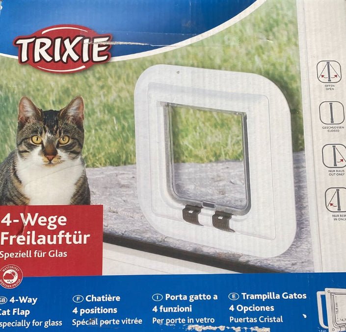 Trixie - Porta Gatto in Vetro Bianca - Animalmania Store