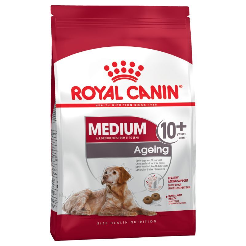 Royal Canin - Royal Canin Shn Crocchette Per Cani Taglia Media Ageing 10+ - Animalmania Store