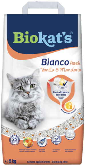 Gimborn - Biokat'S Bianco Fresh Vanilia E Mandarino Per Gatti - Animalmania Store