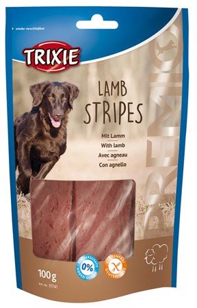 Trixie - Snackc Premio Lamb Stripes 100G - Animalmania Store