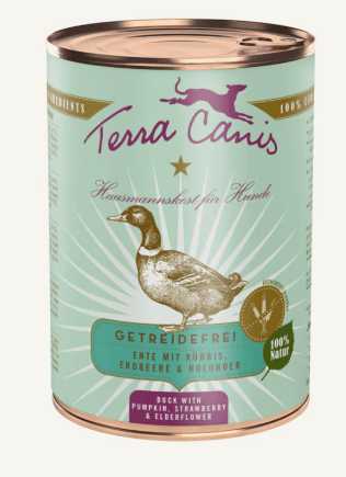 Terra Canis - Terra Canis Grain-Free Anatra Con Zucca, Fragola E Sambuco - Animalmania Store