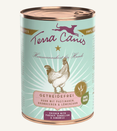 Terra Canis - Terra Canis Grain-Free Pollo Con Pastinaca, Mora E Dente Di Leone - Animalmania Store