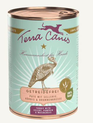 Terra Canis - Terra Canis Grain-Free Tacchino Con Sedano, Zucca E Crescione D’Acqua - Animalmania Store
