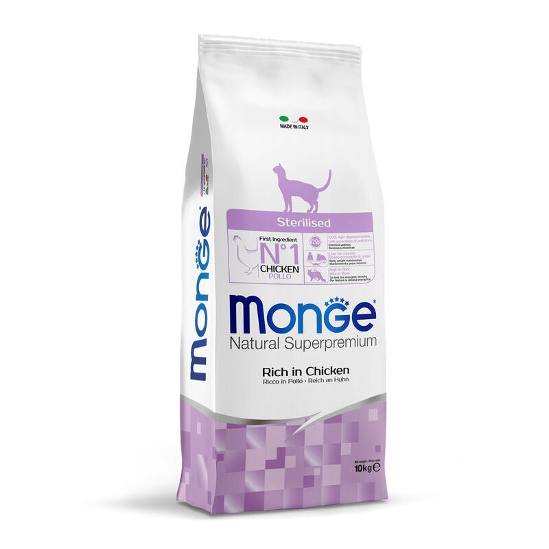 Monge - Monge Natural Superpremium Sterilised Gatto Adult Pollo - Animalmania Store