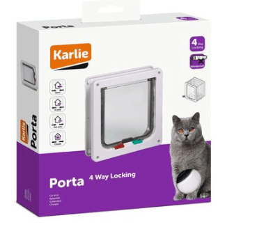 Karlie - Karlie Porta per Gatti Bloccabile 19,2x5x20 cm - Animalmania Store