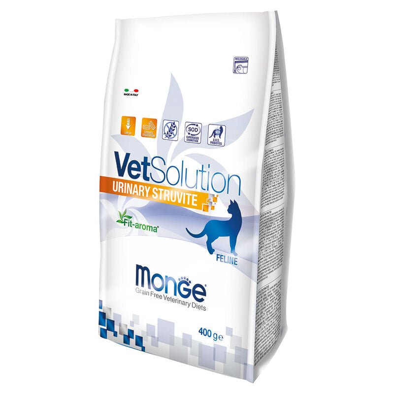 Monge - Monge Vet Solution Urinary Struvite Grain Free Gatto 400 Gr - Animalmania Store