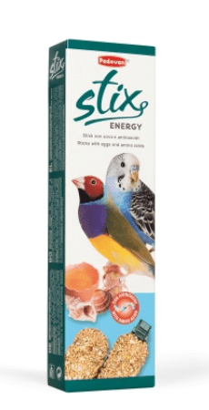 Padovan - STIX ENERGY COCORITE ED ESOTICI Mangime complementare per cocorite ed uccellini esotici 80g - Animalmania Store