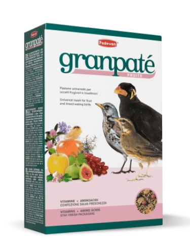 Padovan - GranPatè Fruits Mangime completo per uccelli frugivori, insettivori e altri uccelli 1kg - Animalmania Store