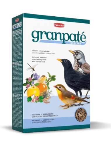 Padovan - GranPatè Insectes Mangime completo per uccelli 1kg - Animalmania Store