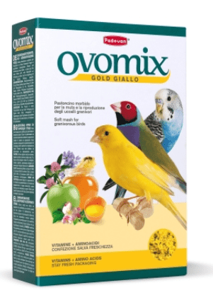 Padovan - Ovomix Gold Giallo Mangime complementare per uccelli granivori 300g - Animalmania Store