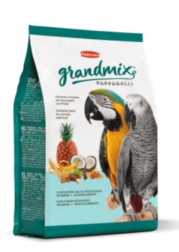 Padovan - GrandMix Pappagalli Mangime completo per pappagalli di grossa taglia - Animalmania Store