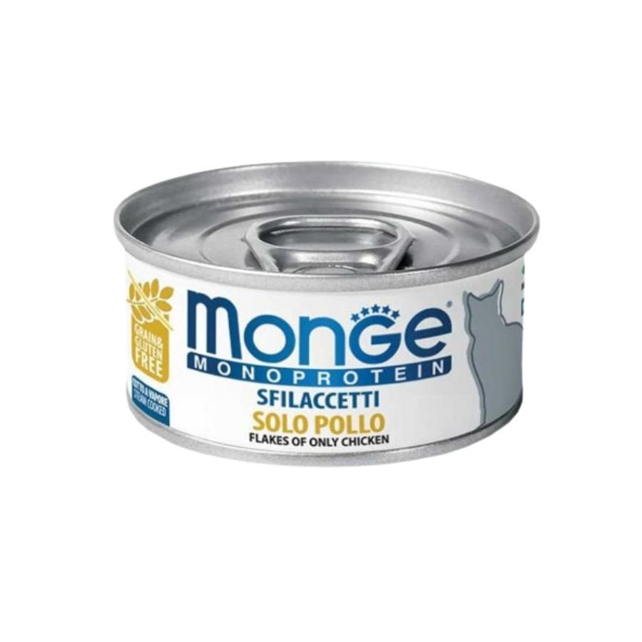 Monge - Monge Monoprotein Cibo In Pezzetti Per Gatti 80Gr - Animalmania Store
