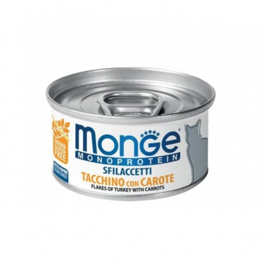 Monge - Monge Monoprotein Cibo In Pezzetti Per Gatti 80Gr - Animalmania Store