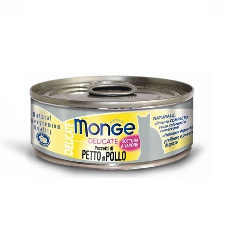 Monge - Monge Delicate Monodose Cibo Per Gatti 80 Gr - Animalmania Store