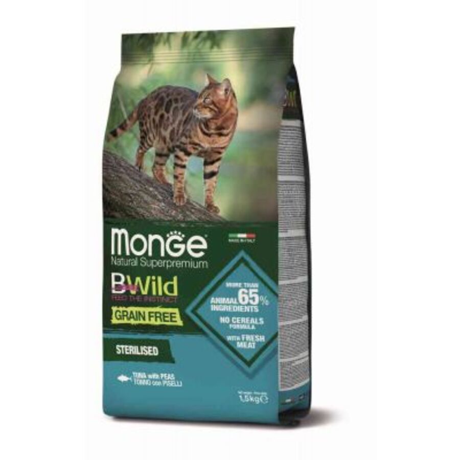 Monge - Monge Grain Free Cibo Per Gatti Sterilizzati 1,5Kg - Animalmania Store