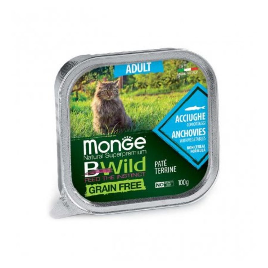 Monge - Monge Bwild Grain Free Cibo Per Gatti 100Gr - Animalmania Store