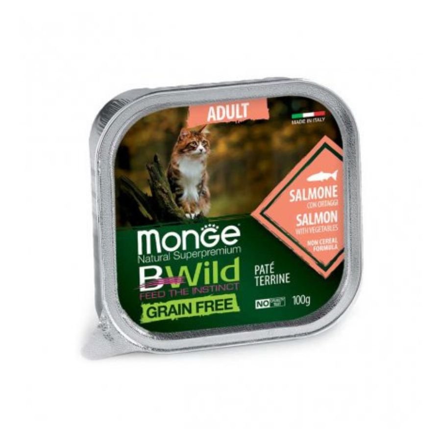 Monge - Monge Bwild Grain Free Cibo Per Gatti 100Gr - Animalmania Store