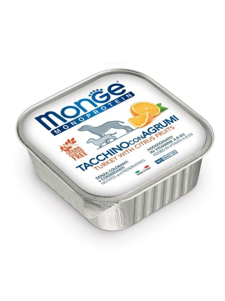 Monge - Monge Frutta Monoprotein Cibo Per Cani 150Gr - Animalmania Store