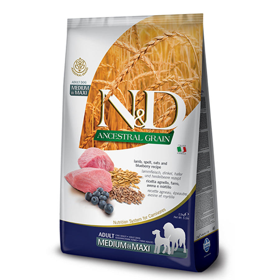 Farmina N&D cane Ancestral Adulto Medium Maxi 12Kg