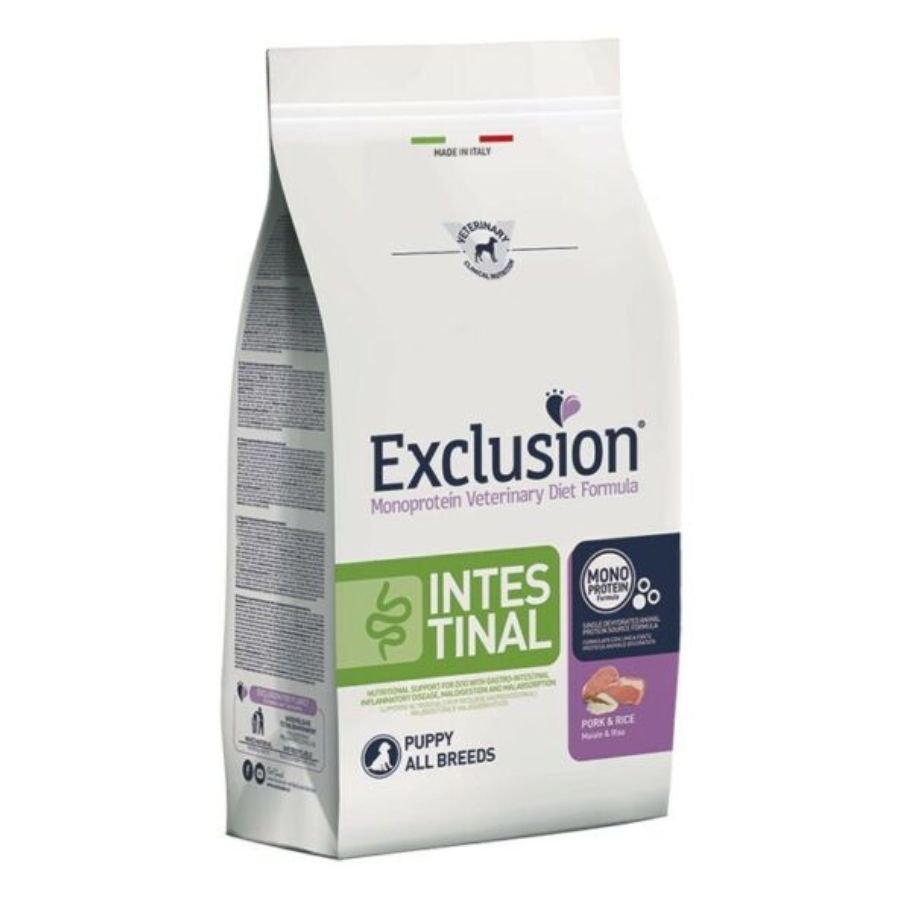 Exclusion - Exclusion Cibo Per Cani Cuccioli Maiale E Riso 800Gr - Animalmania Store