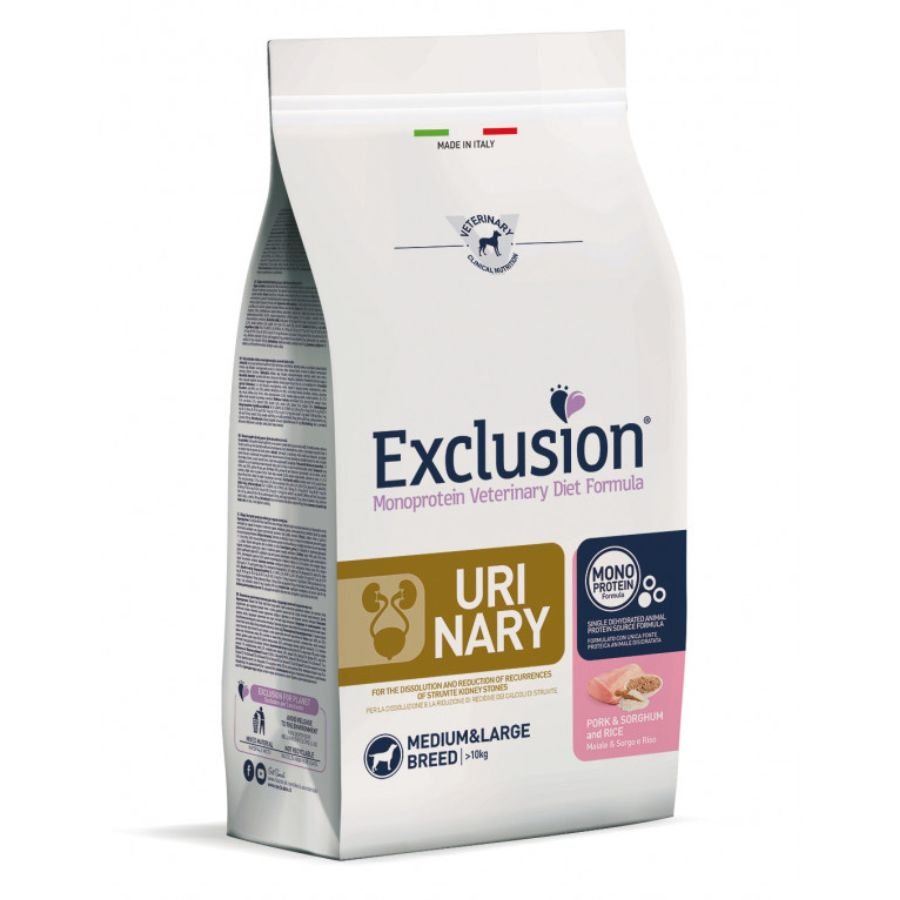 Exclusion - Exclusion Urinary cibo per cani adulti medium large 12Kg - Animalmania Store