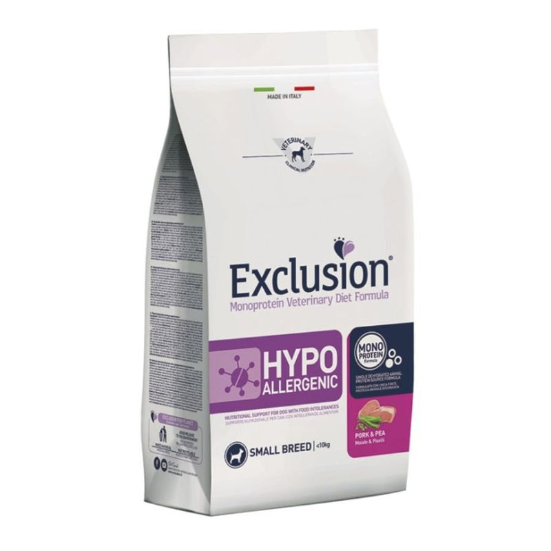 Exclusion - Exclusion Cani Adulti Taglia Mini Gusto Maiale E Piselli 7Kg - Animalmania Store