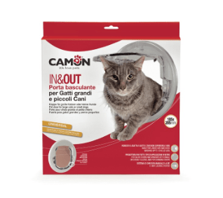Camon - IN&OUT Universal – Porta basculante per gatti grandi e piccoli cani - Animalmania Store
