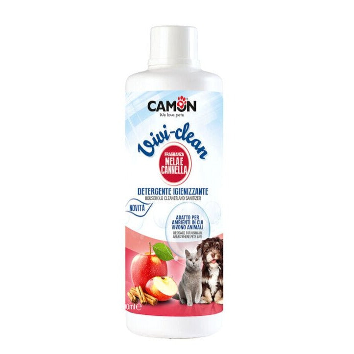 Camon - Vivi-clean Detergente Liquido Per Ambienti 1000 ml Mela E Cannella - Animalmania Store