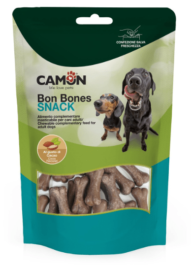 Camon - Bon Bones Snack Ossi Cacao 120g - Animalmania Store