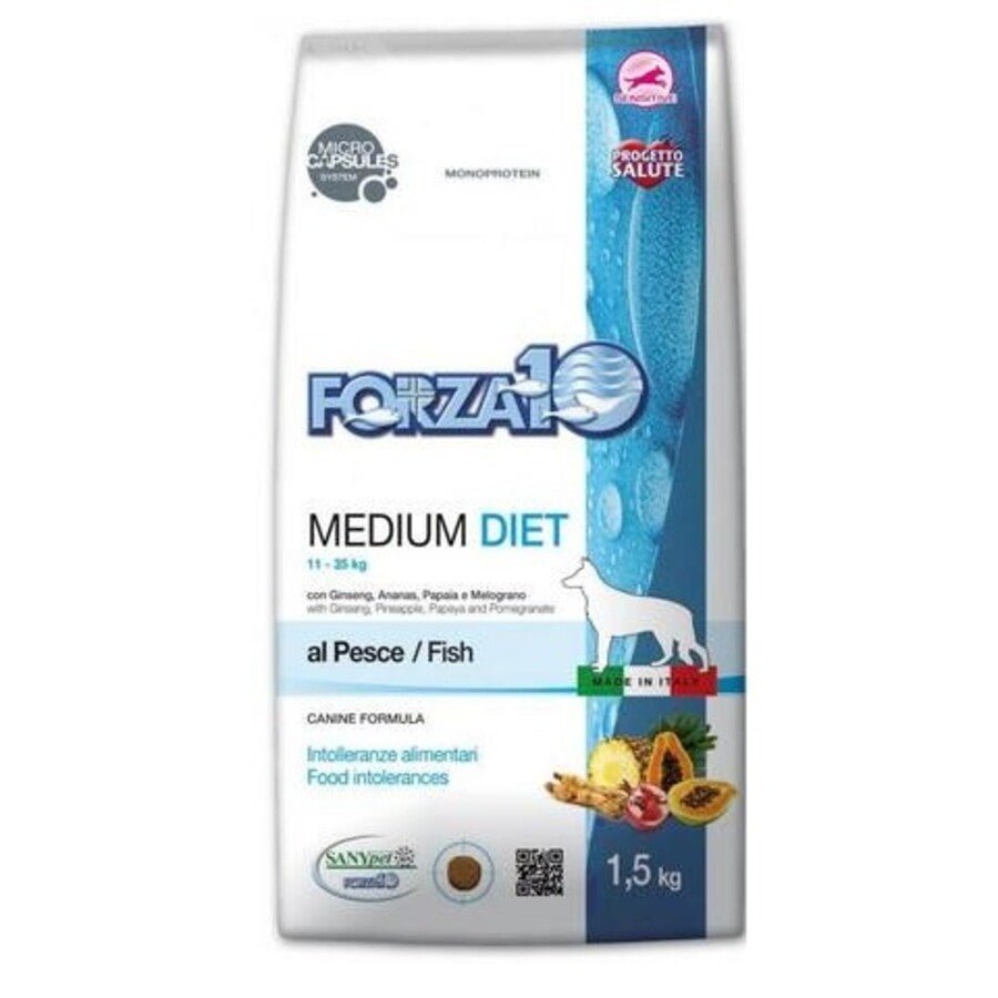 Forza10 - Forza10 Diet Cibo Per Cani Medium Gusto Pesce - Animalmania Store