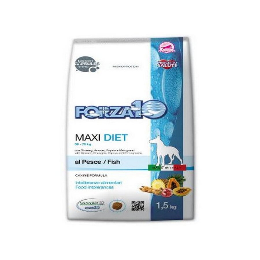 Forza10 - Forza10 Diet Cibo Per Cani Maxi Gusto Pesce - Animalmania Store