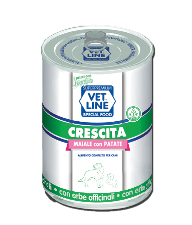 VetLine - Crescita VetLine 400G per Cani - Animalmania Store