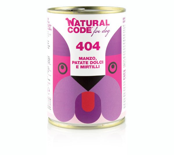 Natural Code - Natural Code Dog 04 Manzo/Patate/Mirtilli - Animalmania Store