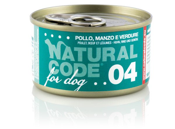 Natural Code - Natural Code Dog Pollo / Manzo / Verdure - Animalmania Store