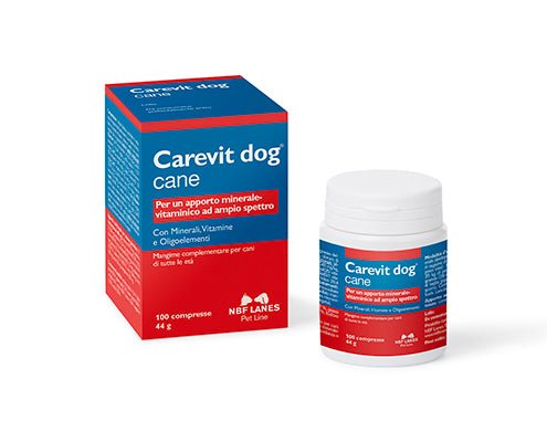 NBF - Nbf Carevit Dog Cane 100 Compresse - Animalmania Store