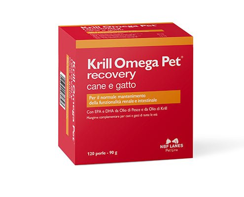 NBF - Nbf Krill Omega Pet Recovery Cane E Gatto 120 Perle Recovery - Animalmania Store