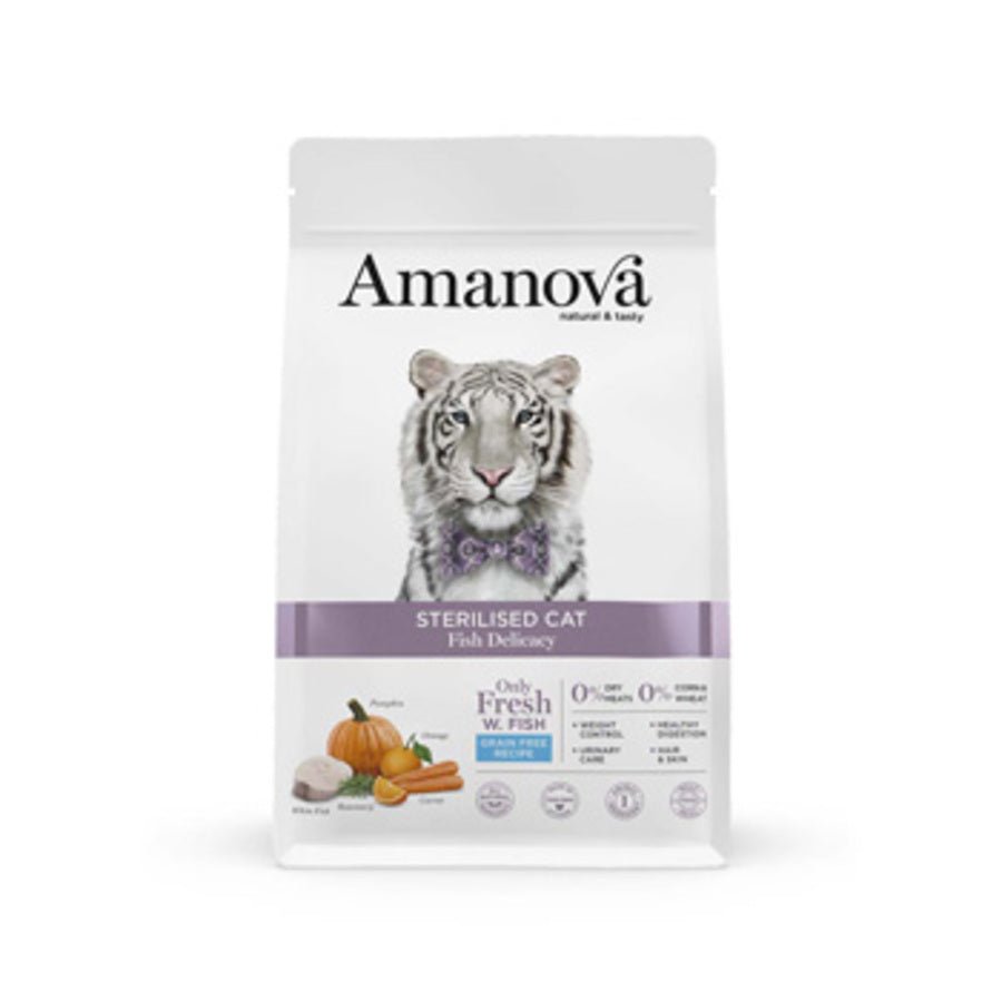 Amanova - Amanova Cibo Per Gatti Sterilised Delicacy Fish - Animalmania Store