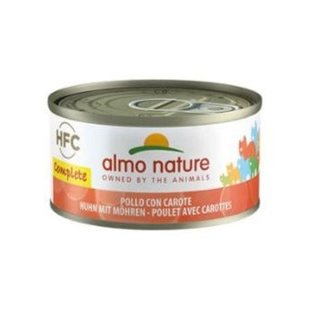 Almo Nature - Almo Nature Hfc Complete Gatto Adult Pollo Con Carote 70G - Animalmania Store