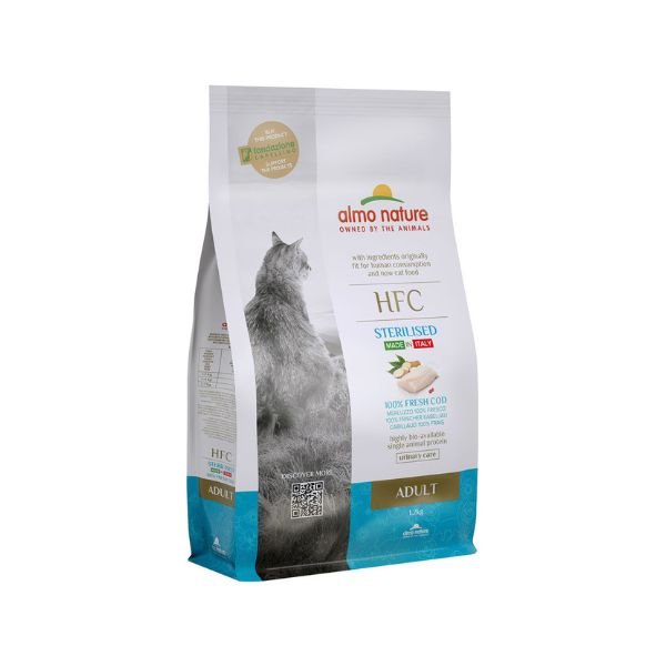 Almo Nature - Almo Nature Hfc Sterilised Gatto Adult Merluzzo - Animalmania Store