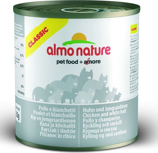 Almo Nature - Almo Nature Classic Pollo e Bianchetti 280 gr per Gatti - Animalmania Store