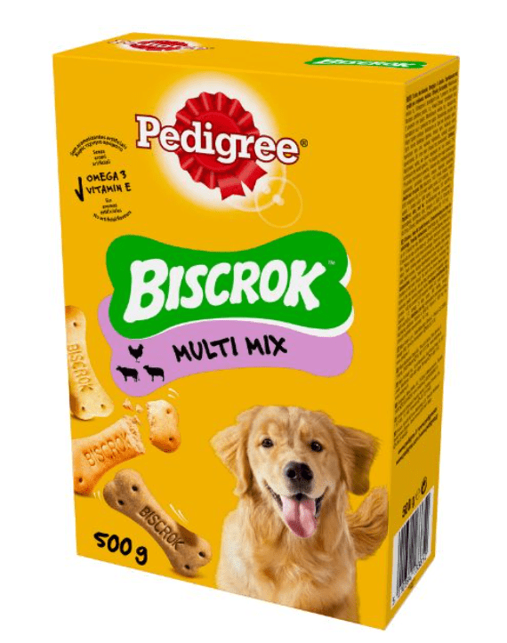 PEDIGREE - Pedigree Snack Per Cani Multi Biscrok Gr. 500 - Animalmania Store